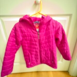 Columbia Kids Hooded Quilted Jacket - Fuchsia Pink